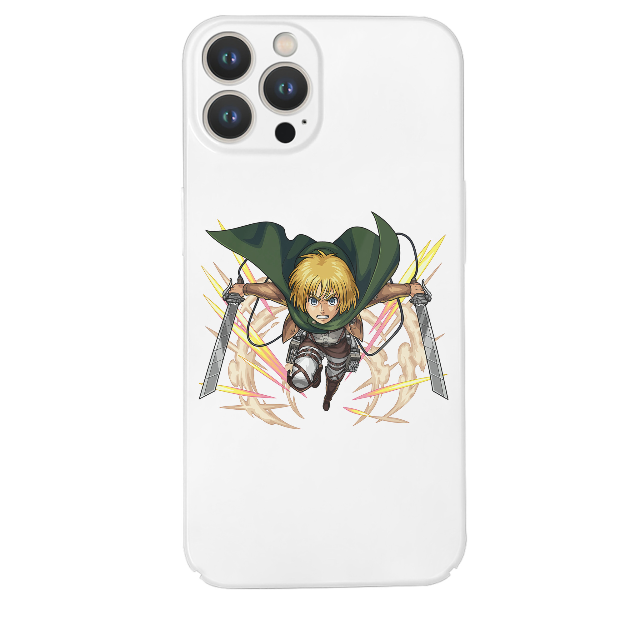 （画像用） 進撃の巨人 アルミン·アルレルト Attack on Titan Armin Arlert 【iPhone 14シリーズ対応】ハードケース